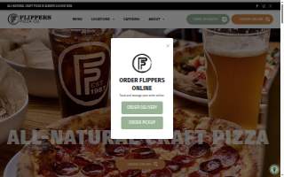 Flippers Pizza - Lake Mary website