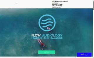 Flow Audiology Hearing and Balance website