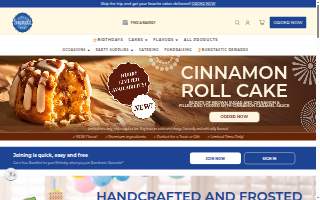 Nothing Bundt Cakes website