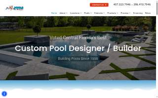 Pools By Bradley website
