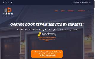 Pro Doors of Florida website