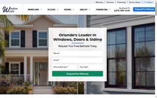 Window World of Orlando website