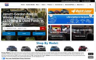 Jarrett-Gordon Ford Winter Haven website