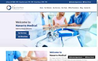 Navarro Medical website
