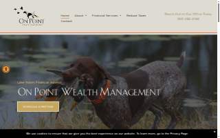 On Point Wealth Management website