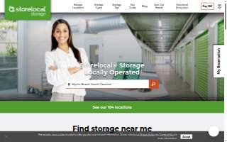 Storelocal Storage of Ames website