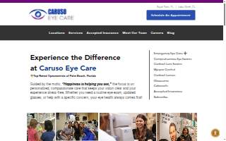Caruso Eye Care website