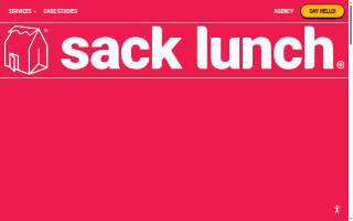Sack Lunch Agency website
