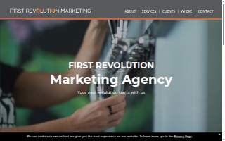 First Revolution Marketing website