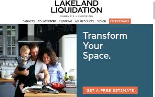 Lakeland Liquidation website