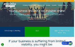 Maximize Digital Media website