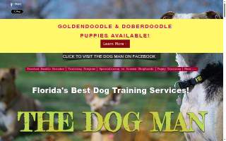 The Dog Man - Pro Dog Training of Bartow website