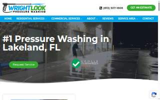 Wrightlook Pressure Washing Company website
