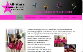 All-Starz Dance Studio of Lakeside website
