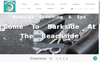 Barkside Grooming & Spa website