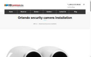 HD Cameras USA - Orlando Security Camera Installation Company website
