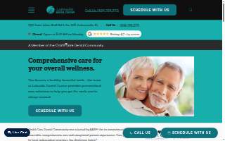 Lakeside Dental Center website