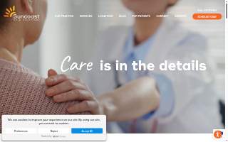 Suncoast Skin Solutions formerly Dermatology Specialists of North Florida website