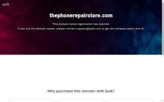 The Phone Repair Store website
