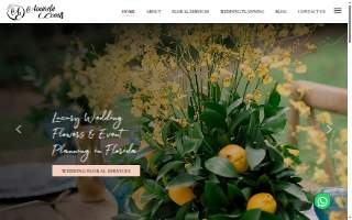 Acuarela Events website