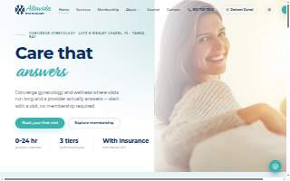 Altavida GYN website