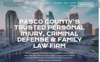 Butash Law Group - Personal Injury, Criminal Defense & Family Law Attorney website