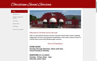 Christian Social Services website