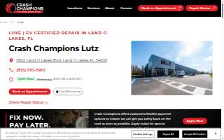 Crash Champions LUXE | EV Certified Repair Lutz website