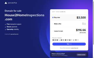 House 2 Home Inspections, LLC website