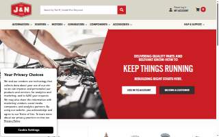 JN Electric website