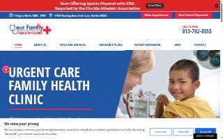 Your Family Walk-In Clinic LLC website
