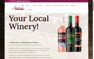 Aspirations Winery website