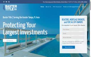 Baxter Title Corporation website