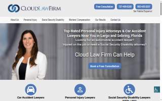 Cloud Law Firm Personal Injury, Truck & Car Accident Lawyers website
