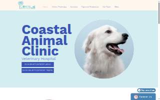 Coastal Animal Clinic website