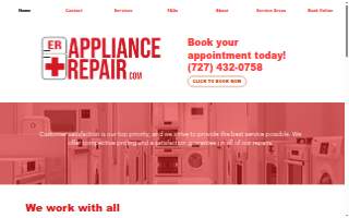 ER Appliance Repair LLC website