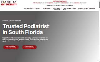 Florida Foot Specialists website