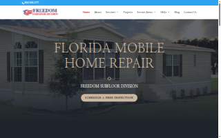Freedom Subfloor Division website