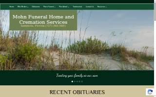 Lewis W Mohn Funeral Home website