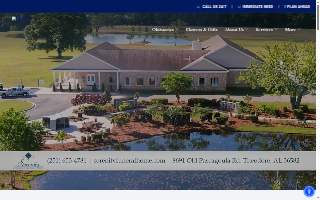 Serenity Funeral Home website