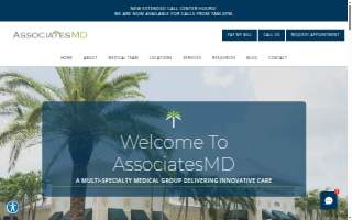 AssociatesMD Urgent Care & Primary Care website