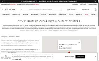 CITY Furniture of Lauderdale Lakes website