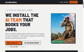 Collman Digital Marketing Agency website