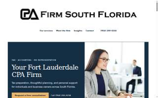 CPA Firm South Florida website