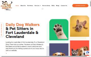 Daily Dog Walkers & Pet Sitters of Fort Lauderdale website