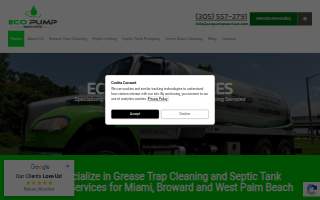 Eco Pump Services website