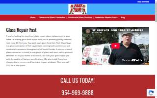 Fast Glass Guys website