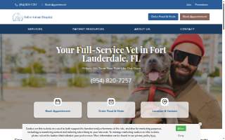 Seiler Animal Hospital of Lauderdale Lakes website