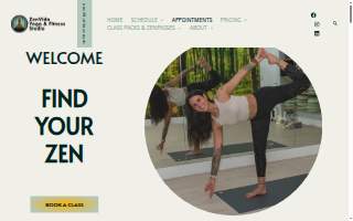 ZenVida Yoga & Fitness Studio website