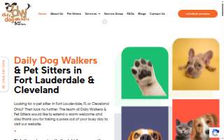 Daily Dog Walkers & Pet Sitters of Fort Lauderdale website